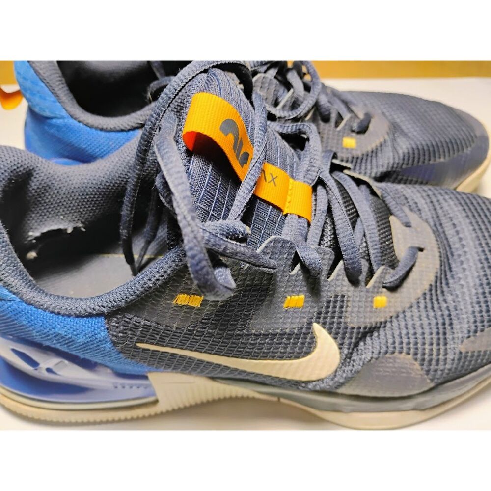 Nike Air Max Alpha Trainer 5 Mens Sneakers Size 8 Black Blue DM0829-401